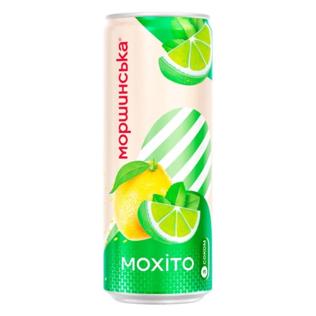 detail Perlivý nápoj Limonáda Mojito 0,33 l Morshynska
