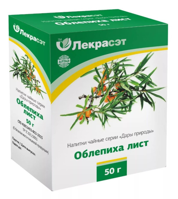 detail Rakytníkové listy 50 g Lekraset