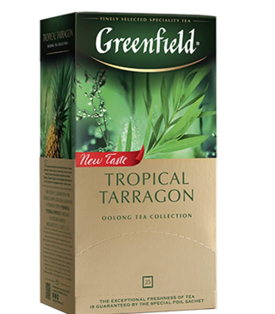 detail Oolong čaj Tropical Tarragon 25×1,5 g Greenfield