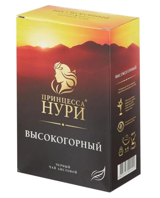 detail Černý sypaný čaj Vysokohorský 250 g Princezna Nuri
