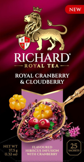 detail Čaj Royal Cranberry & Cloudberry 25×1,5g Richard