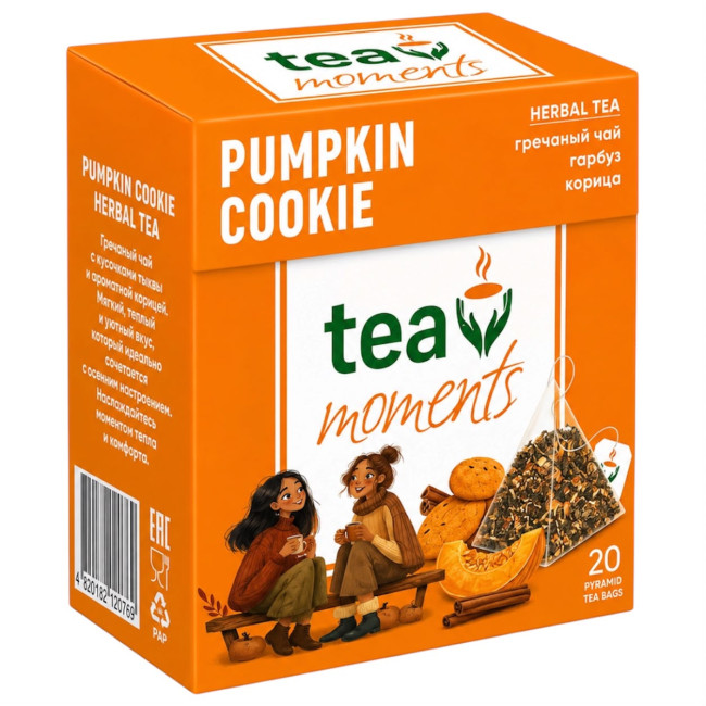 detail Čaj Pumpkin Cookie 36g 20×1,8g Tea Moments