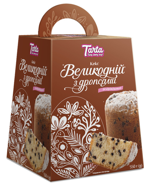 detail Kulič Velikonoční s kousky čokolády (mražený) 550g Tarta