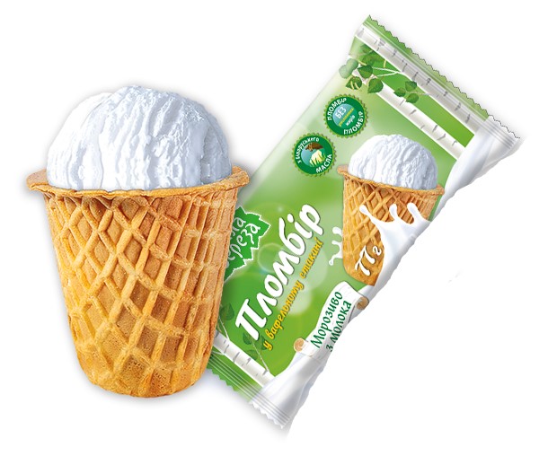detail Zmrzlina 15% Plombir 77g Belaja Bereza