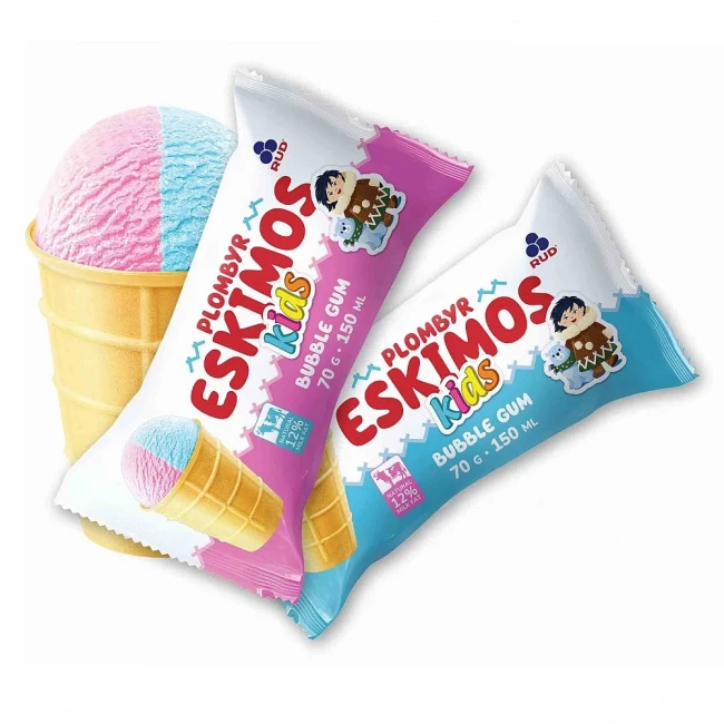 detail Zmrzlina Plombir ESKIMOS Kids 70g RUD