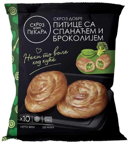 detail Burek se špenátem 900g SDP