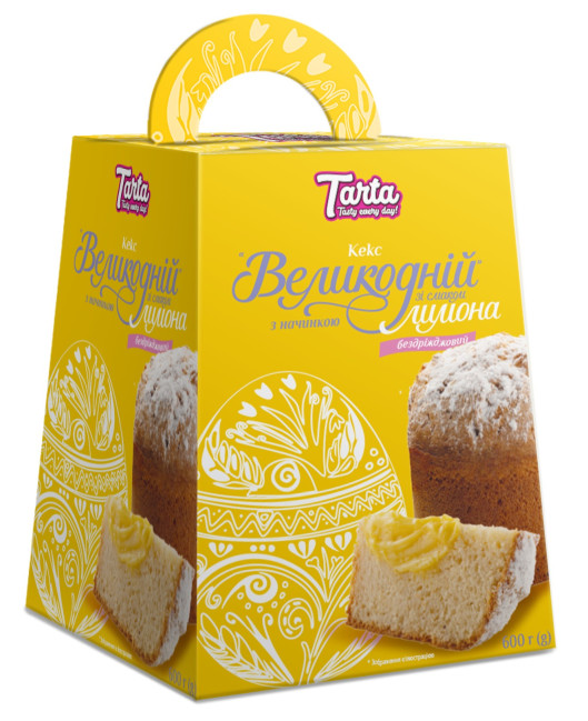 detail Kulič Velikonoční s citronovou náplní (mražený) 600g Tarta