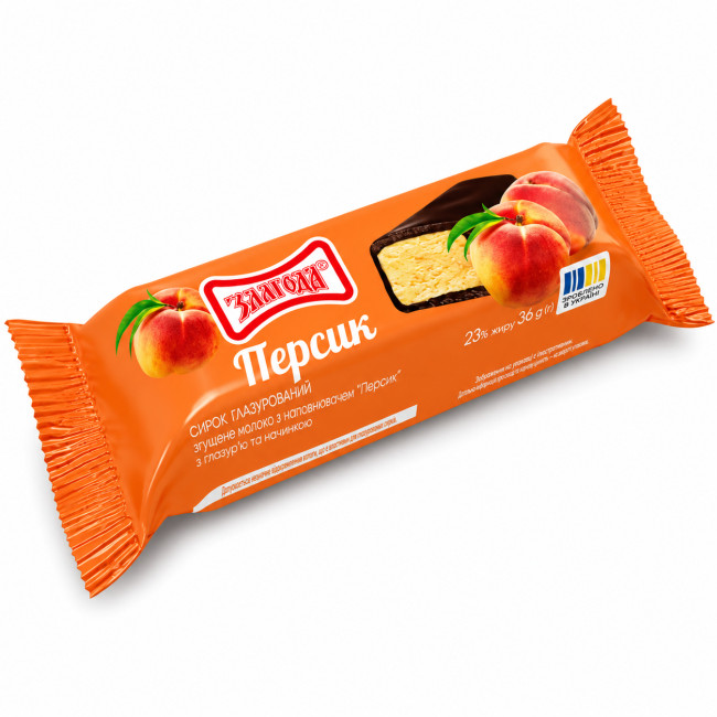 detail Tvarohové tyčinky s broskvovou náplní 36g Zlagoda