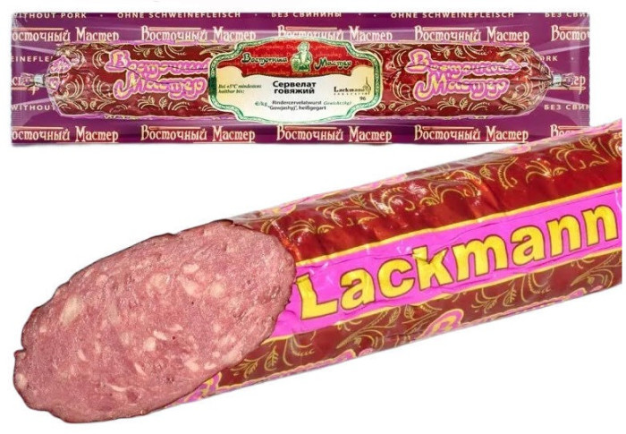 detail Servelat Hovězí Lackmann