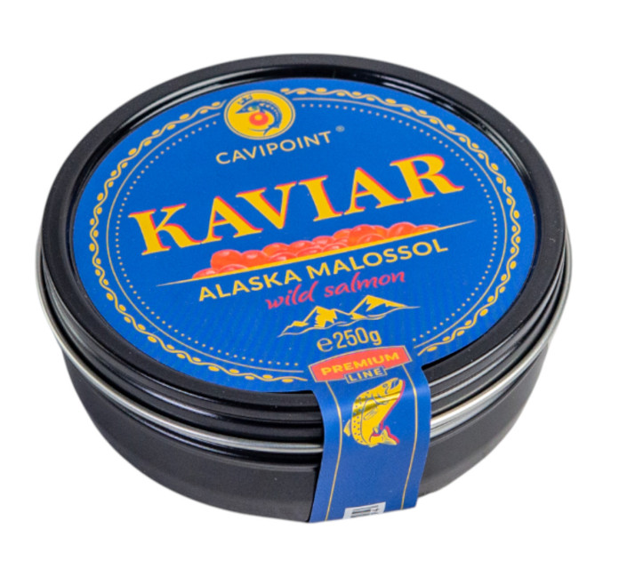 detail Kaviár z lososa kamčatka 250g Premium Cavipoint
