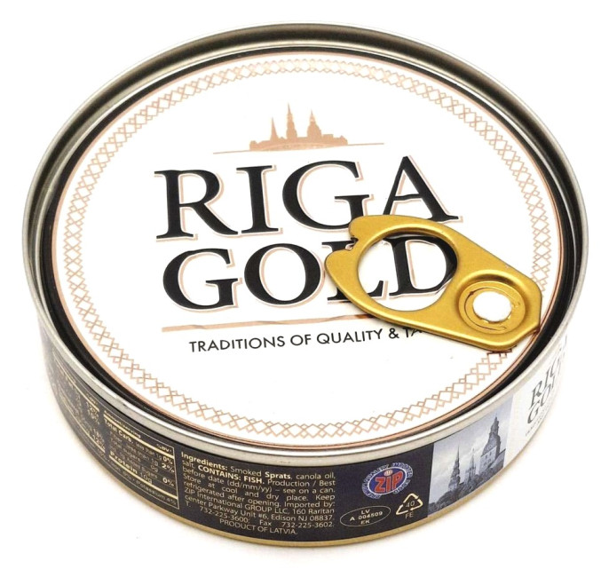 detail Šproty v oleji 168g RIGA GOLD