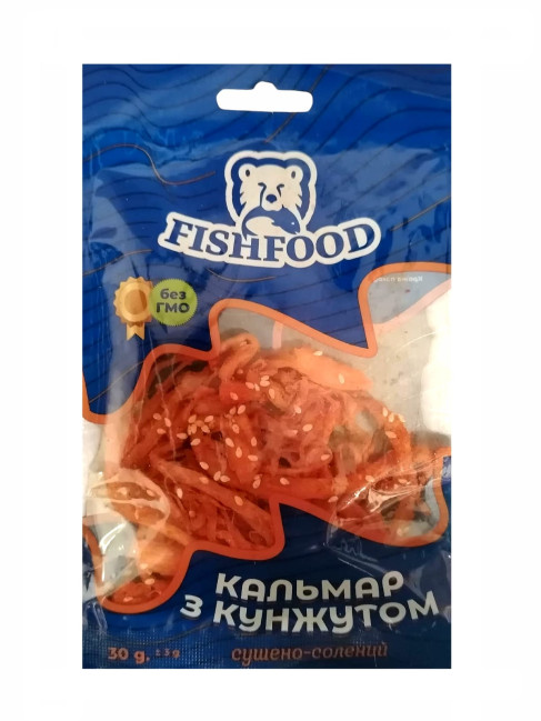 detail Kalamár se sezamem 30g Fishfood