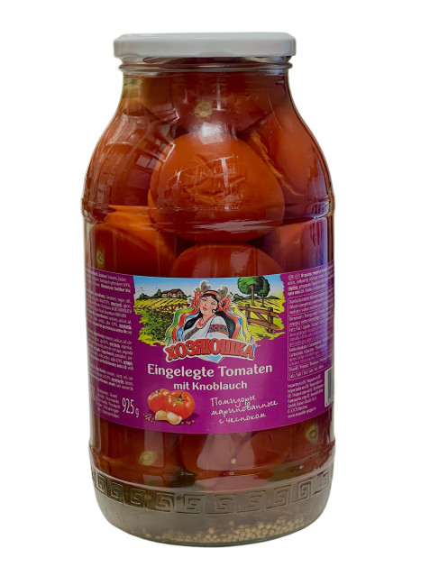 detail Nakládaná rajčata s česnekem 1850 ml Chozjajuška