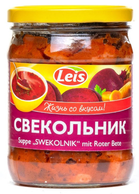 detail Polévka z červené řepy 480g Leis