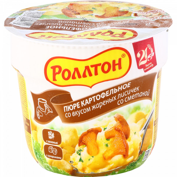 detail Bramborová kaše s houbovou příchutí 40g Rolton