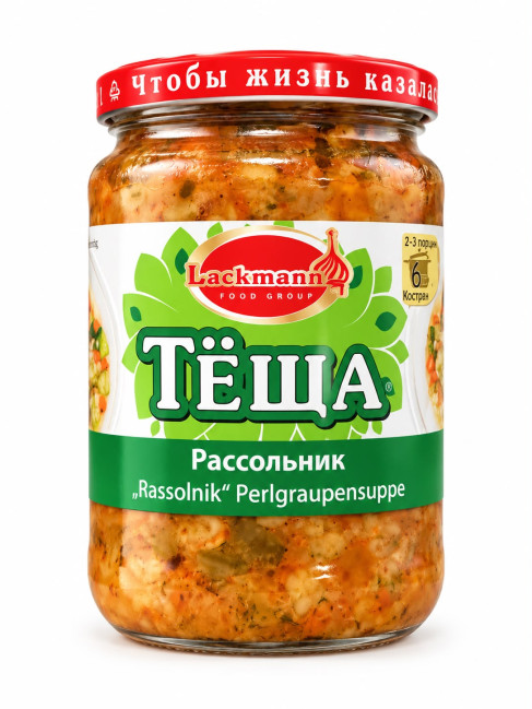 detail Polévka Rassolnik 480g Tchyné Lackmann