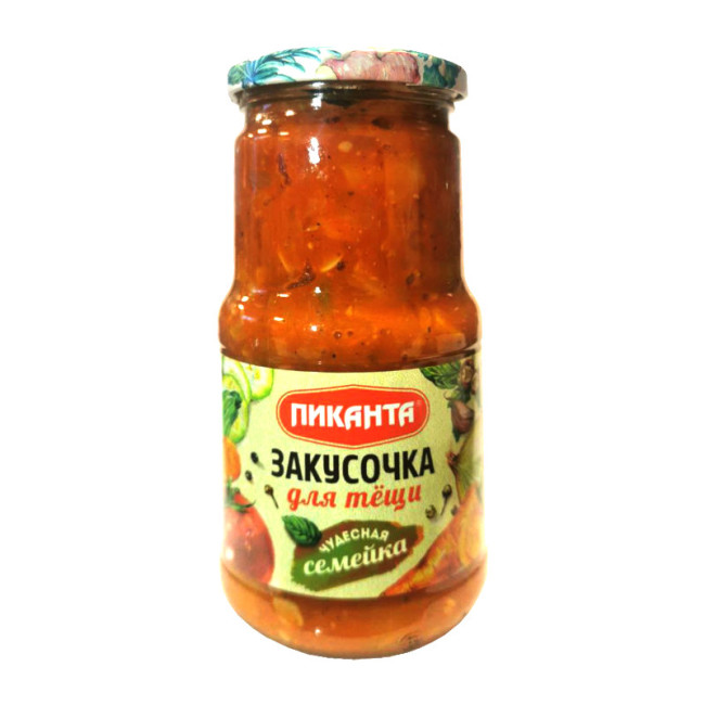 detail Zeleninová pochoutka Zakusočka pro tchyni 440g Pikanta