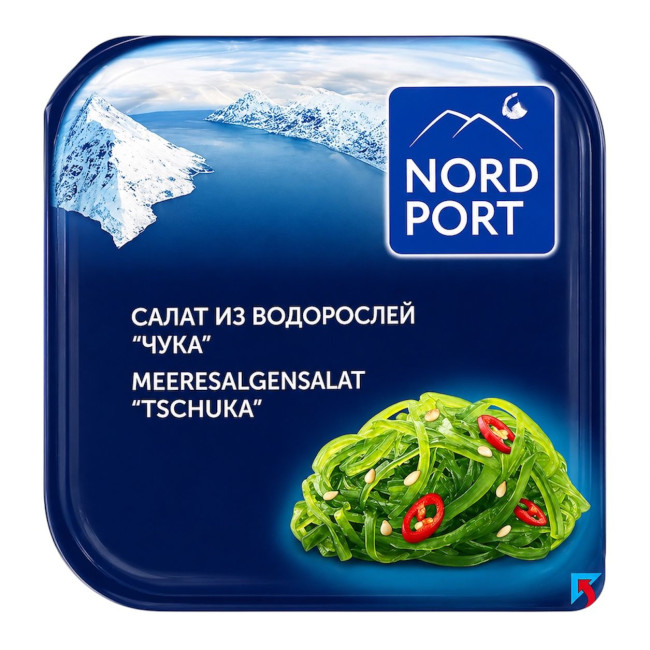 detail Salát z mořských řas Čuka 150g Nord Port