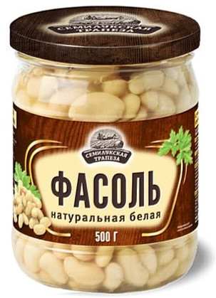 detail Fazole bílé 500g Semilukskaja Trapeza