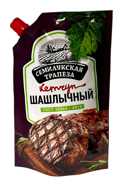 detail Kečup Šašlikový 450 g Semilukskaja Trapeza