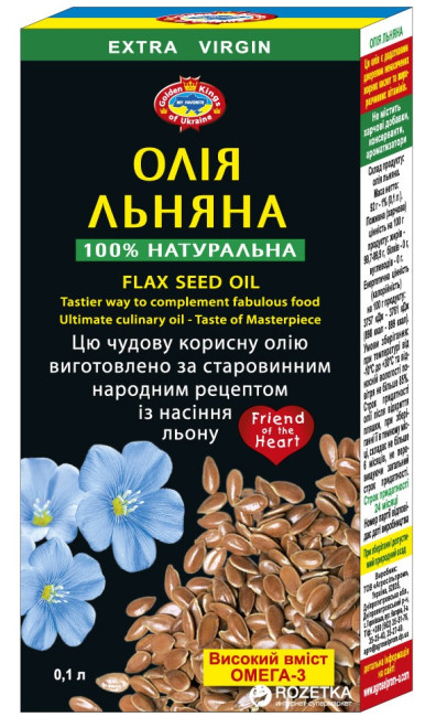 detail Lněný olej 100 ml Golden Kings of Ukraine