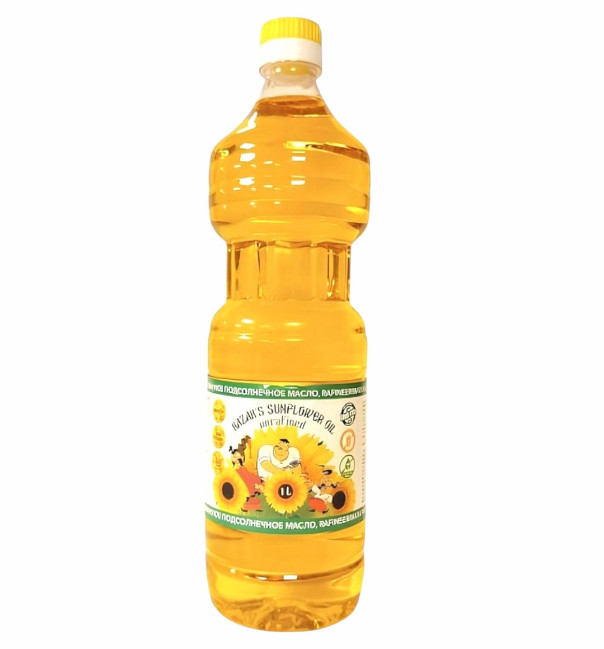 detail Slunečnicový olej nerafinovaný 1 l Kazak