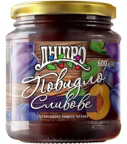 detail Švestková povidla 600g Dnipro