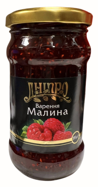 detail Malinová zavařenina 395g Dnipro