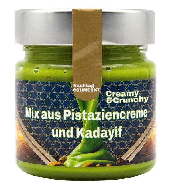 detail Směs pistáciového krému a těsta Kadaifi 220 g