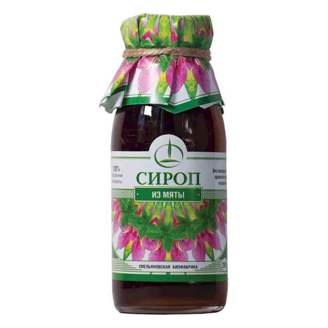detail Sirup z máty 250g Emeljanovská biofabrika