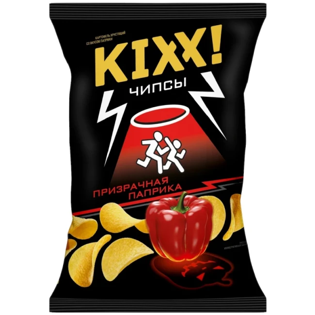 detail Čipsy s příchutí papriky 50g KIXX!