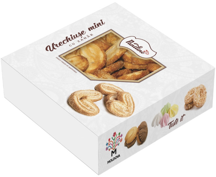 detail Sušenky Uški s cukrem 300g Panilino