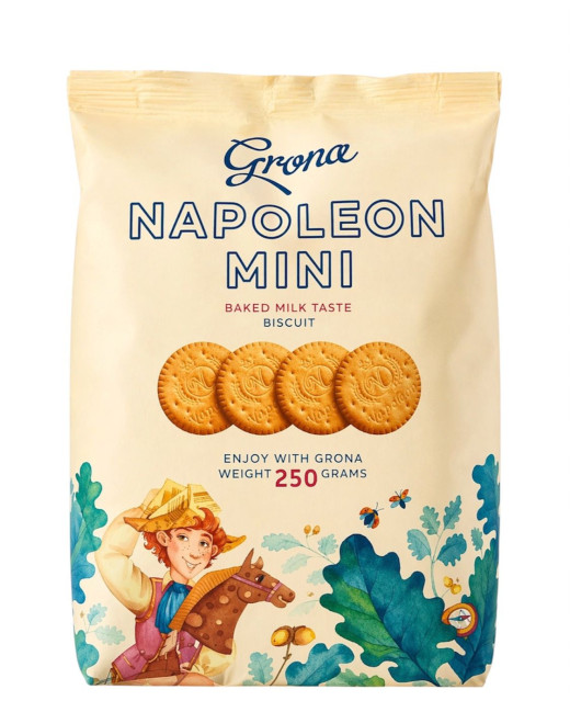 detail Sušenky Napoleon-mini 250 g Grona