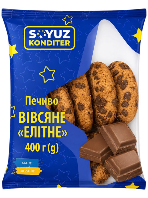 detail Ovesné sušenky ELITNÍ 400g Soyuz