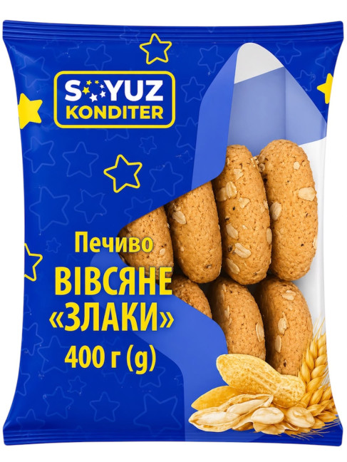 detail Ovesné sušenky ZLAKY 400g Soyuz
