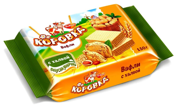 detail Oplatky s chalvou 150g RotFront