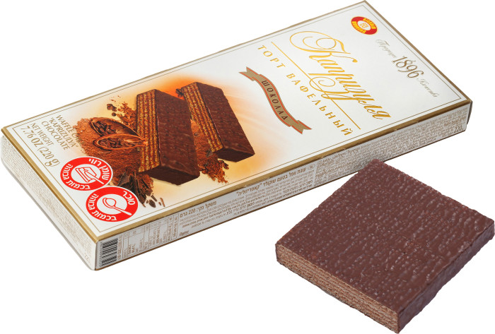 detail Oplatkový dort čokoládový 220g Kaprizulya