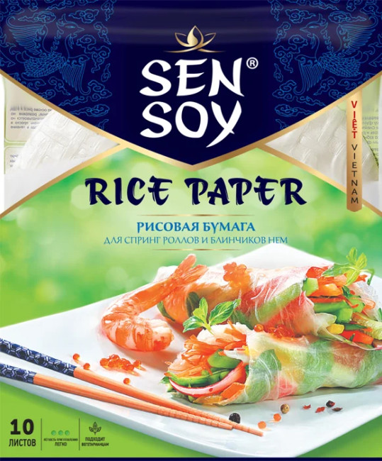 detail Rýžový papír na jarní závitky 100g Sen Soy