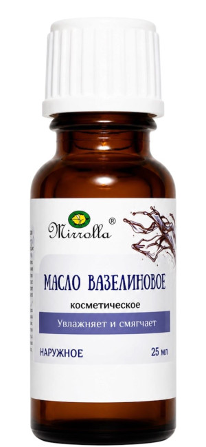 detail Kosmetický vazelínový olej 25ml Mirolla