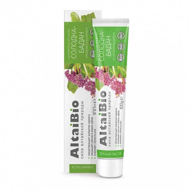 detail Zubní pasta lékořice-badan 100g AltaiBio