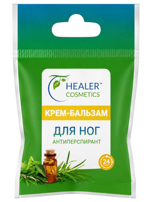 detail Krém-balzám na nohy Antiperspirant 10g Healer Cosmetics