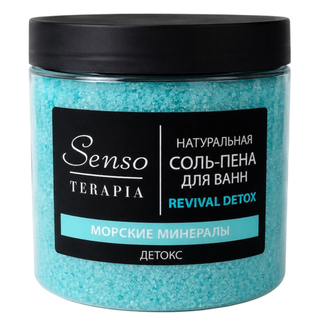detail Koupelová sůl Revival detox 600g Senso Terapia