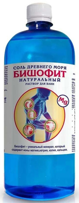 detail Roztok pro koupele Bischofite přírodní 1L