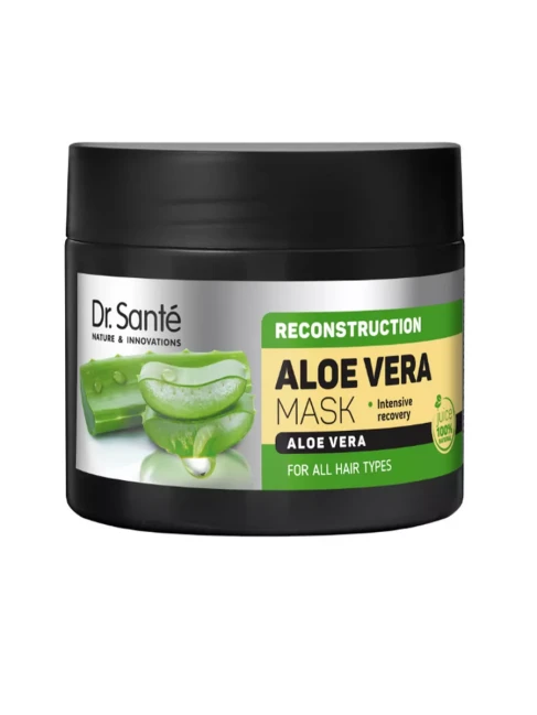 detail Maska na vlasy Rekostrukce s aloe 300ml Dr.Sante
