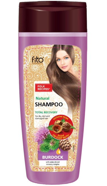 detail Šampon na vlasy lopuchový s cedrovým olejem 270 g Fito Cosmetic