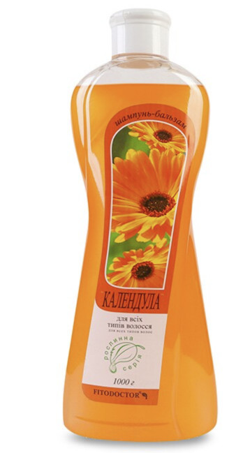 detail Šampon-balzam pro všechny typy vlasů Měsíček 1000g Fitodoctor