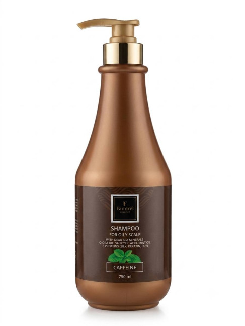 detail Famirel Šampon pro mastnou pokožku hlavy, 750 ml
