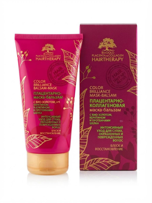 detail Balzamova maska na barvene vlasy 150 ml BioGold