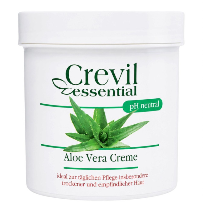 detail Krém pro suchou a citlivou pokožku těla a obličeje Aloe 250ml Crevil