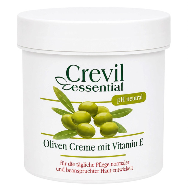 detail Olivový krém na tělo s vitamínem E 250ml Crevil